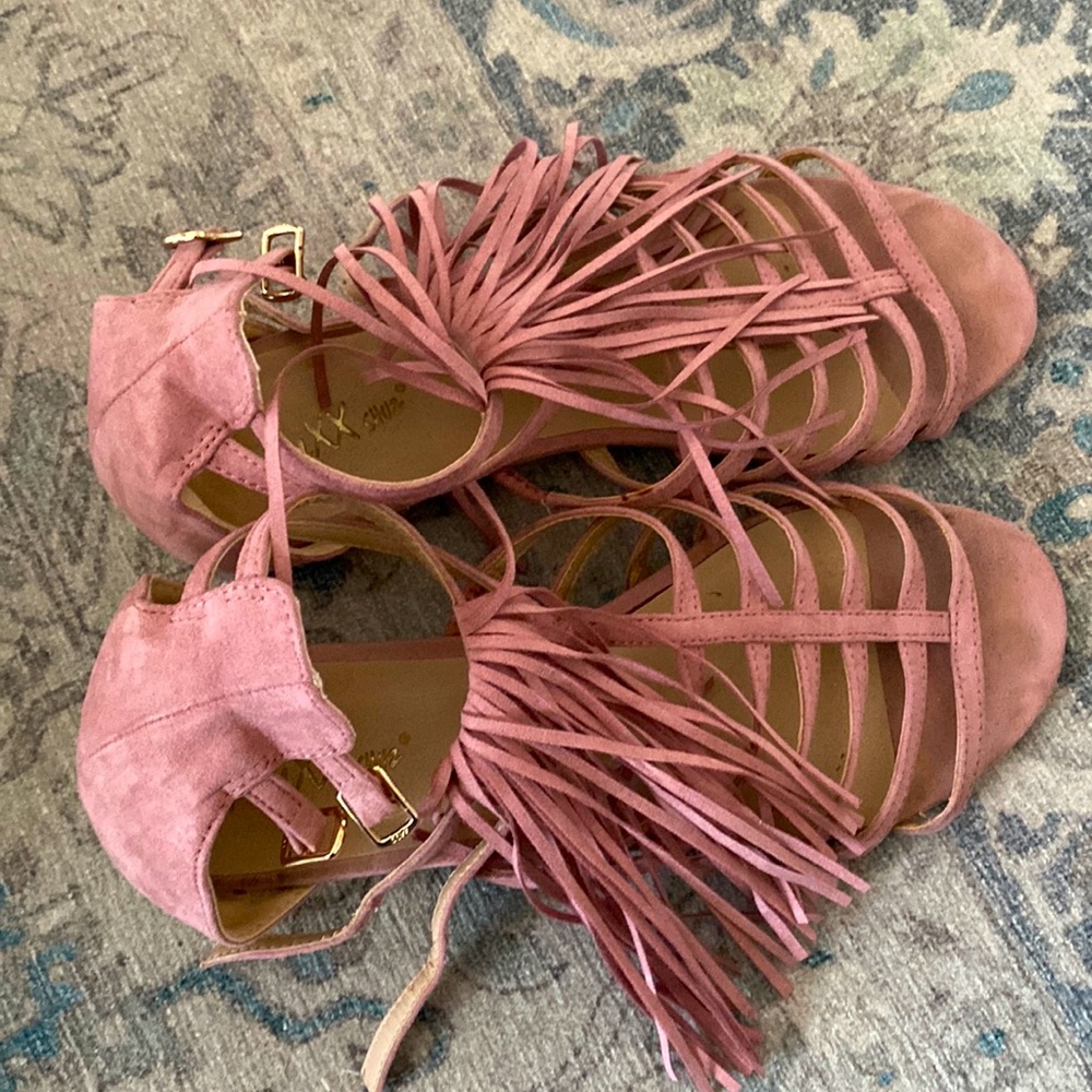 Suede Pink Sandals